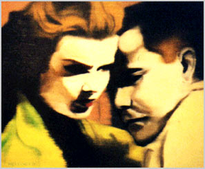 "Glenn & Glenda", oil painting